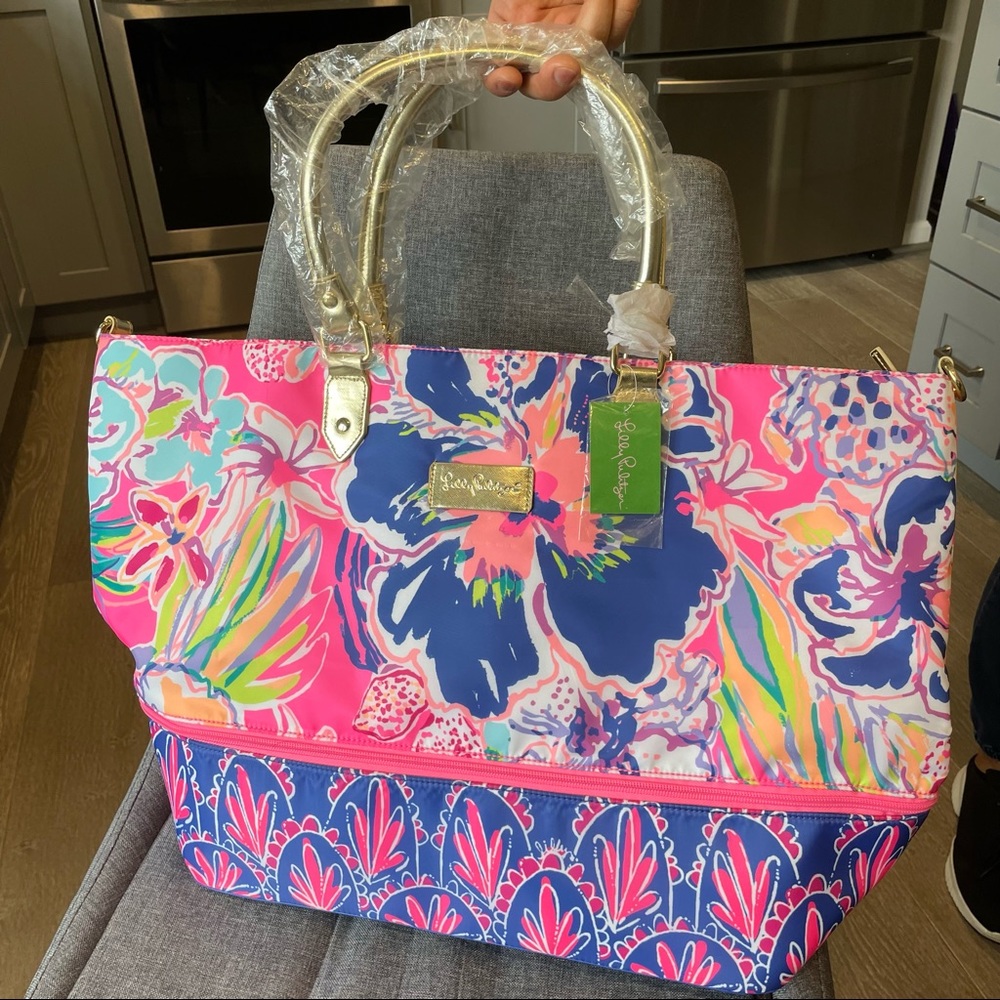 Lilly Pulitzer weekender travel tote